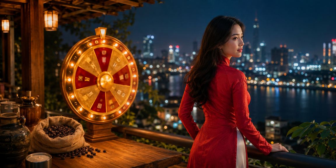 Người phụ nữ mặc áo dài tại Hà Nội trải nghiệm roulette trực tuyến trên xsmnt5